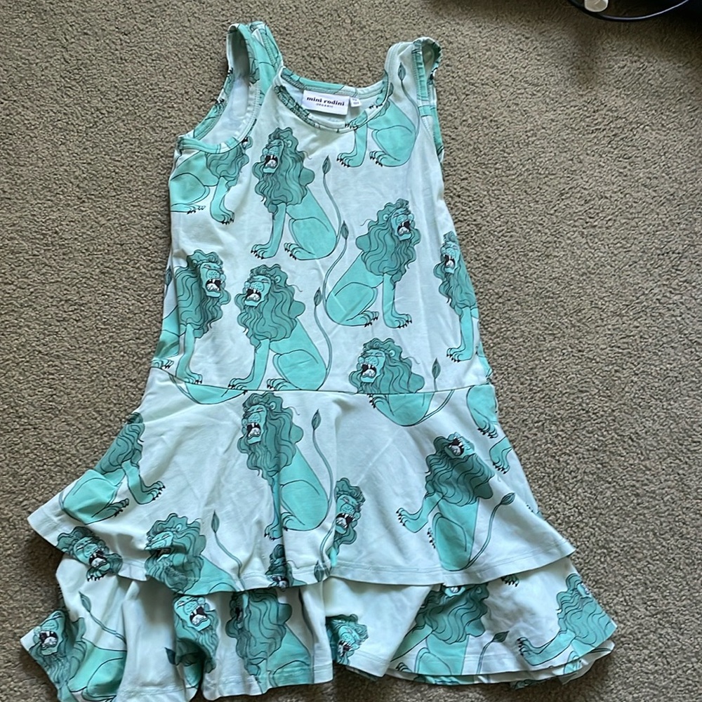 Mini rodini lions dress